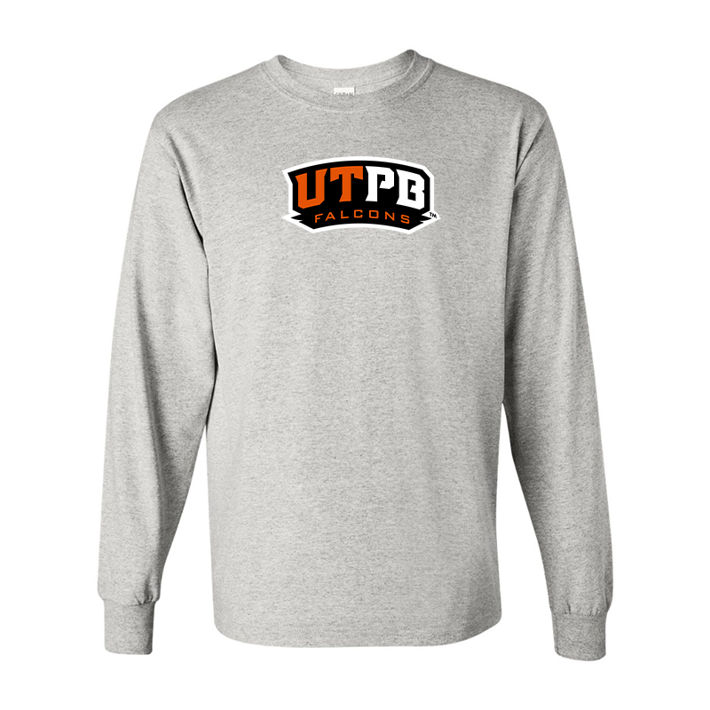 Men's  UTPB Falcons Gildan Heavy Cotton Long Sleeve T-Shirt