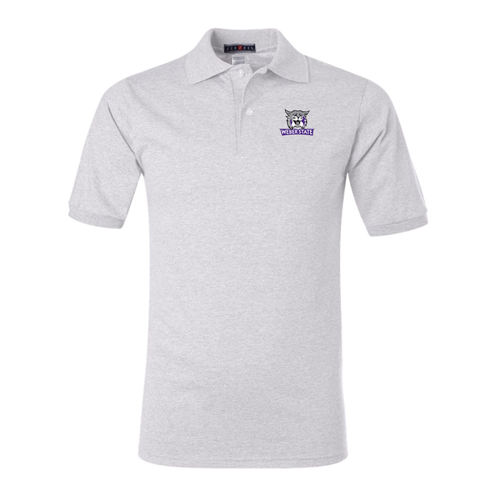 Men's Weber State Wildcats JERZEES  SpotShield polo