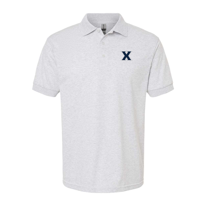 Men's Xavier Musketeers  Gildan Dry Blend Jersey Polo