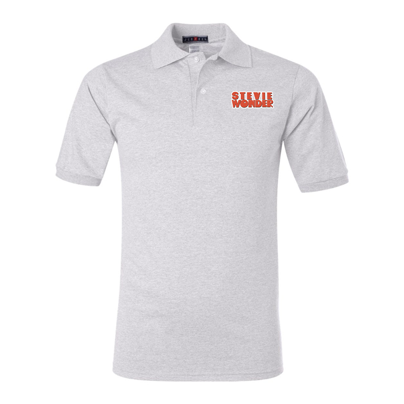 Men's  Stevie-Wonder  JERZEES  SpotShield polo