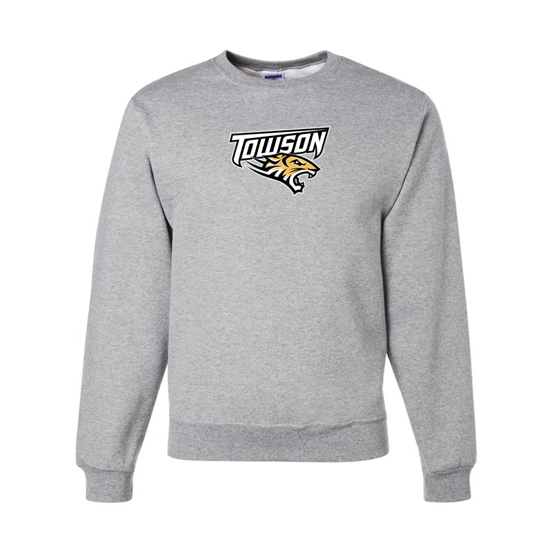 Men's Towson Tigers  JERZEES NuBlend Crewneck Sweatshirt