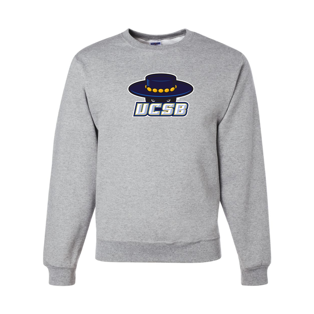 Men's UCSB Gauchos  JERZEES NuBlend Crewneck Sweatshirt