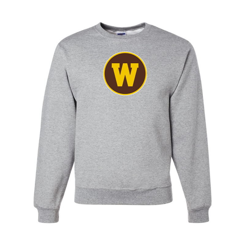 Men's Western Michigan Broncos  JERZEES NuBlend Crewneck Sweatshirt