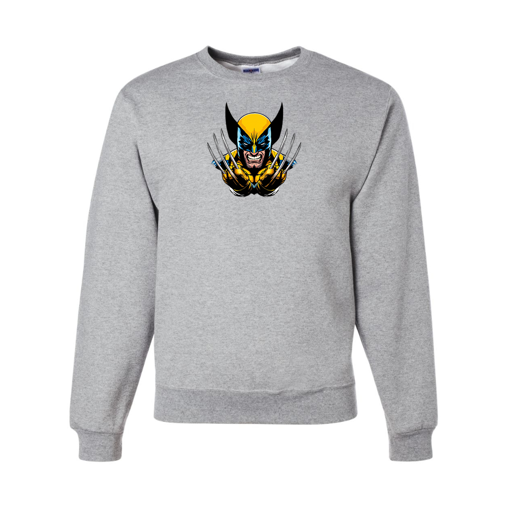 Men's Wolverine 2025 Art    JERZEES NuBlend Crewneck Sweatshirt
