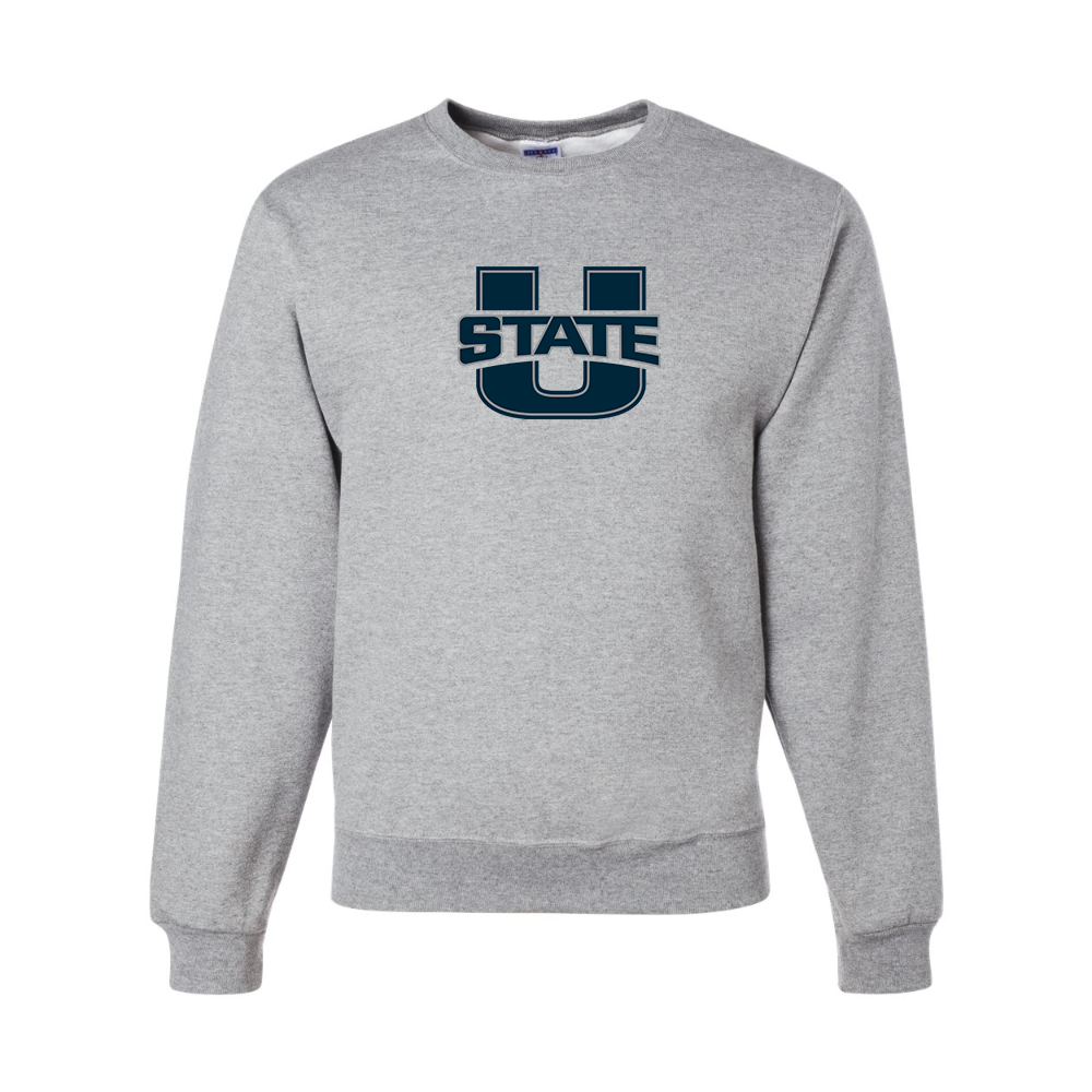 Men's Utah State Aggies JERZEES NuBlend Crewneck Sweatshirt