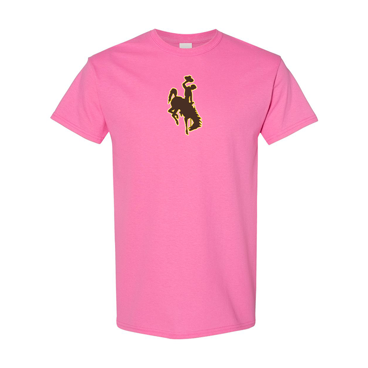 Men's  Wyoming Cowboys Gildan Heavy Cotton T-Shirt