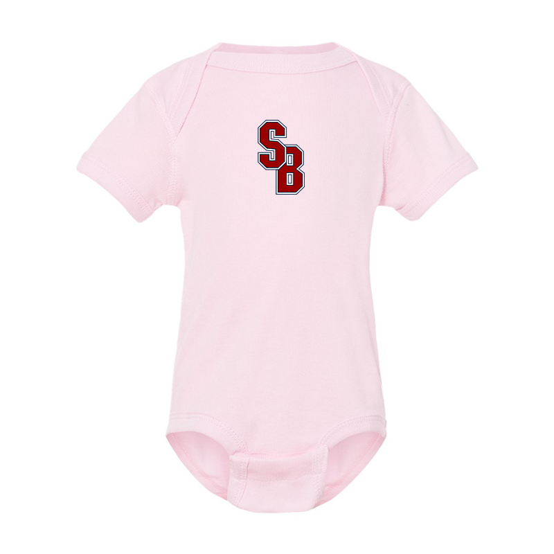 Stony Brook Seawolves  Rabbit Skins Infant Baby Rib Bodysuit