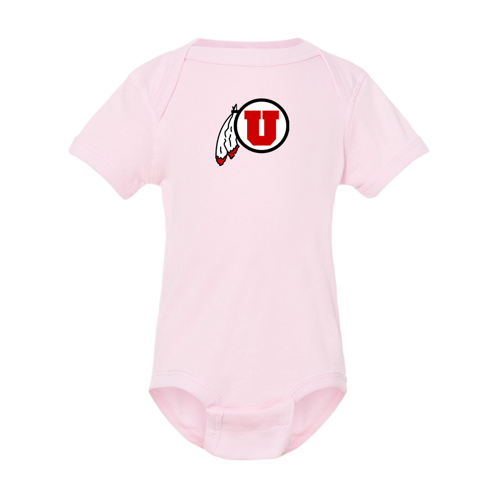 Utah Utes Rabbit Skins Infant Baby Rib Bodysuit