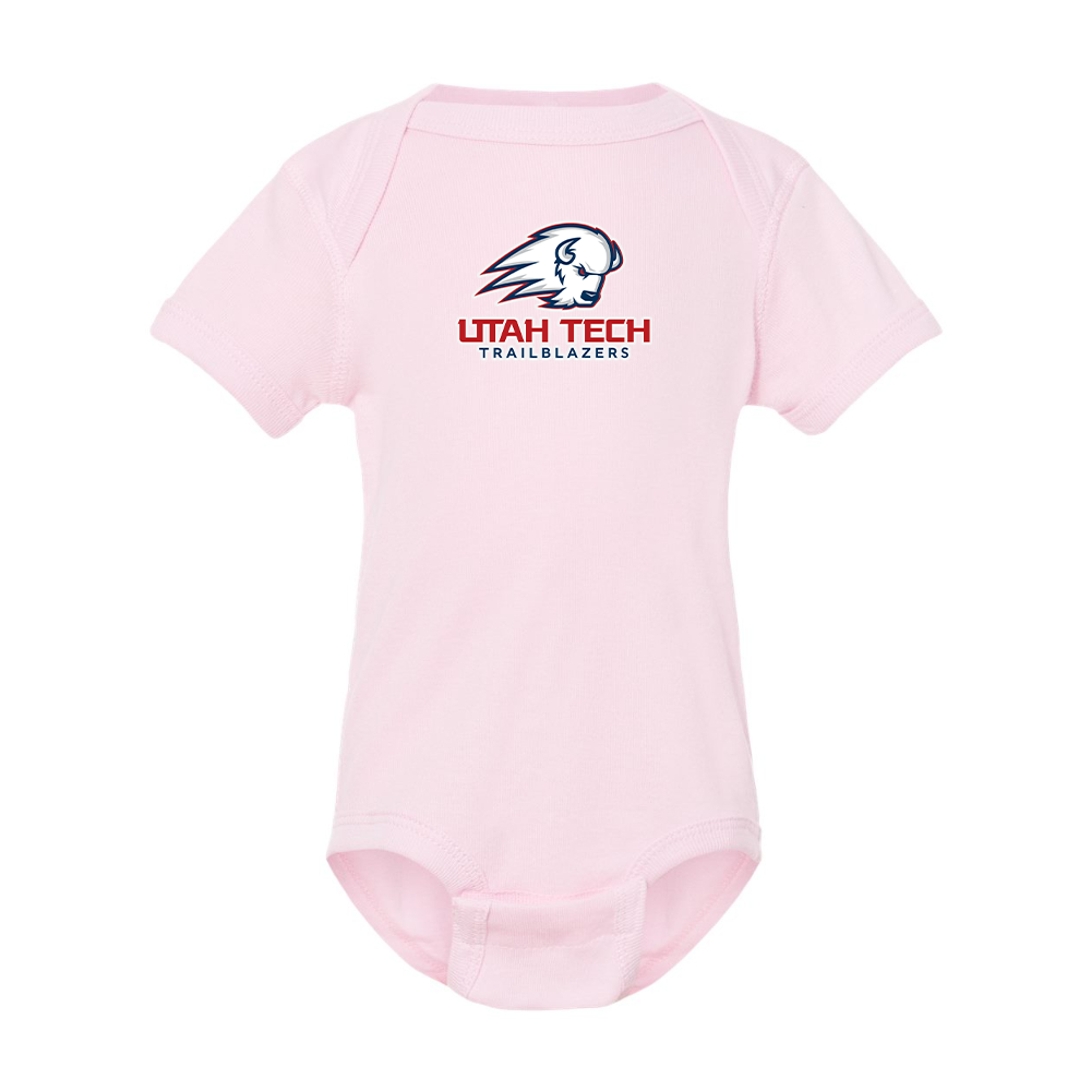 Utah Tech Trailblazers Rabbit Skins Infant Baby Rib Bodysuit