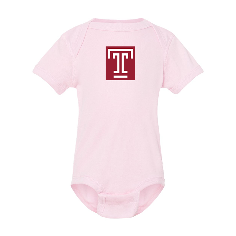 Temple Owls  Rabbit Skins Infant Baby Rib Bodysuit