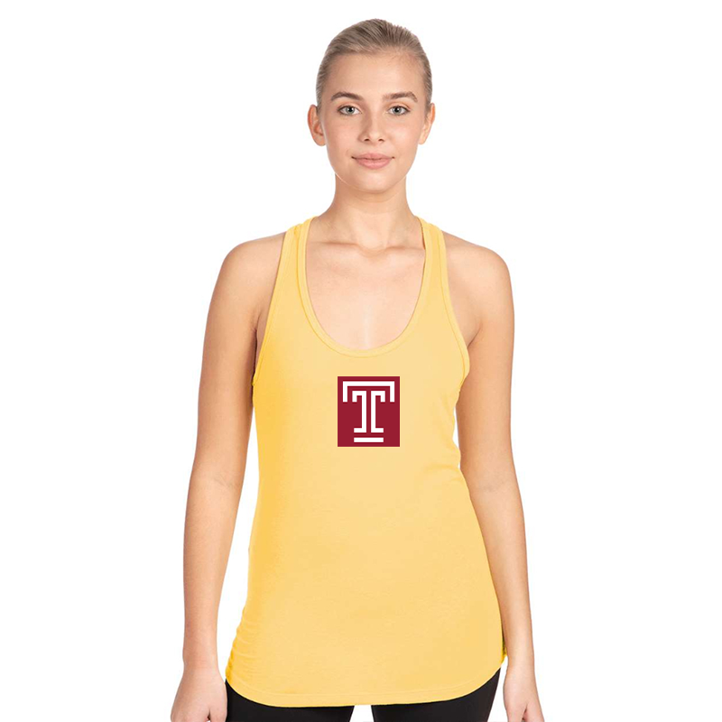Women's Temple Owls Next Level Ideal Racerback Tank