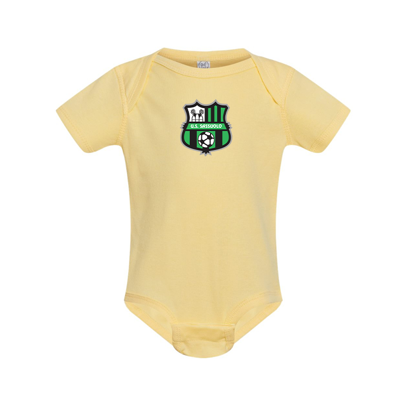 U.S. Sassuolo Soccer   Rabbit Skins Infant Baby Rib Bodysuit