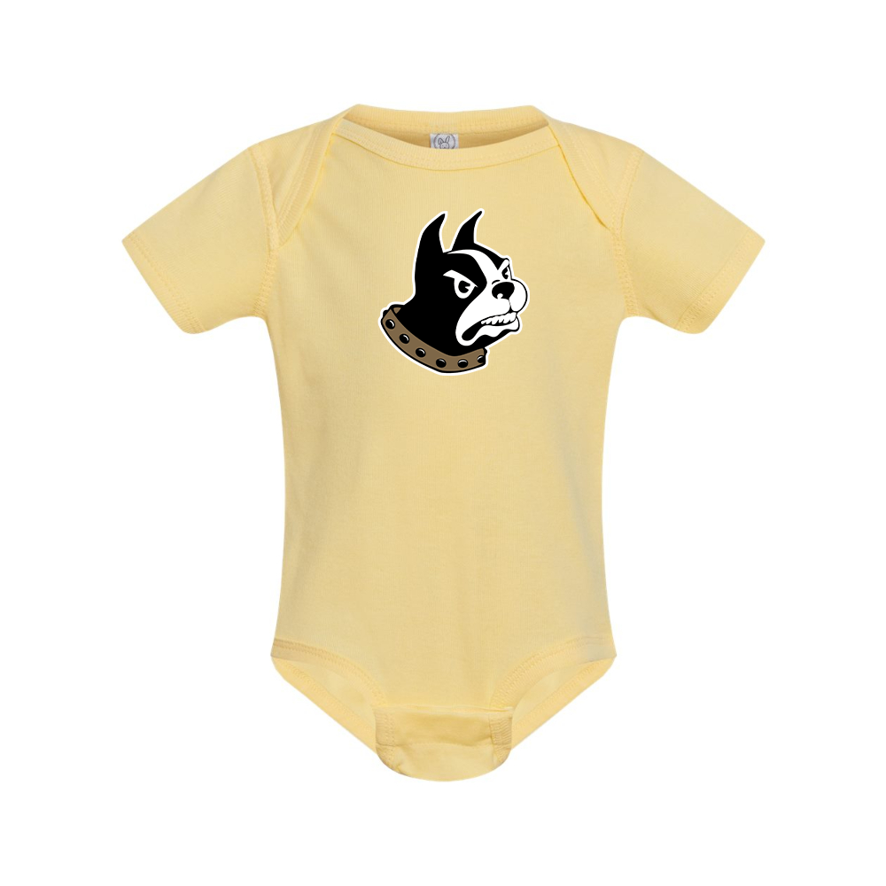 Wofford Terriers   Rabbit Skins Infant Baby Rib Bodysuit