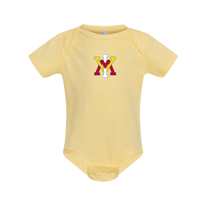 VMI Keydets Rabbit Skins Infant Baby Rib Bodysuit