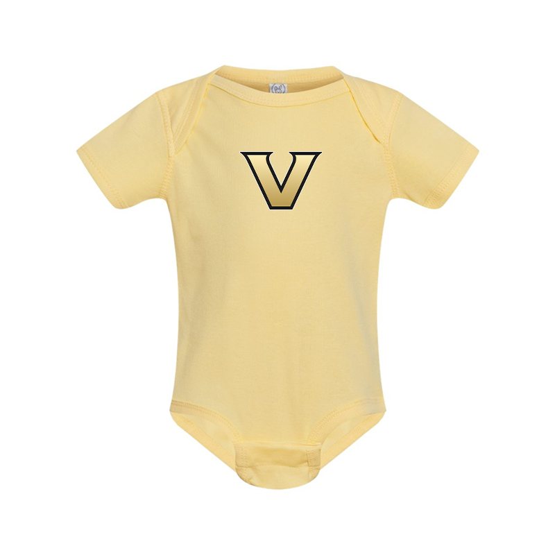 Vanderbilt Commodores  Rabbit Skins Infant Baby Rib Bodysuit
