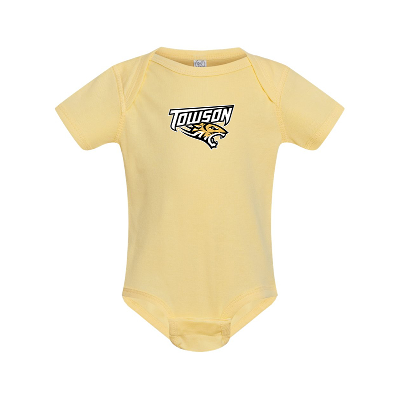 Towson Tigers Rabbit Skins Infant Baby Rib Bodysuit