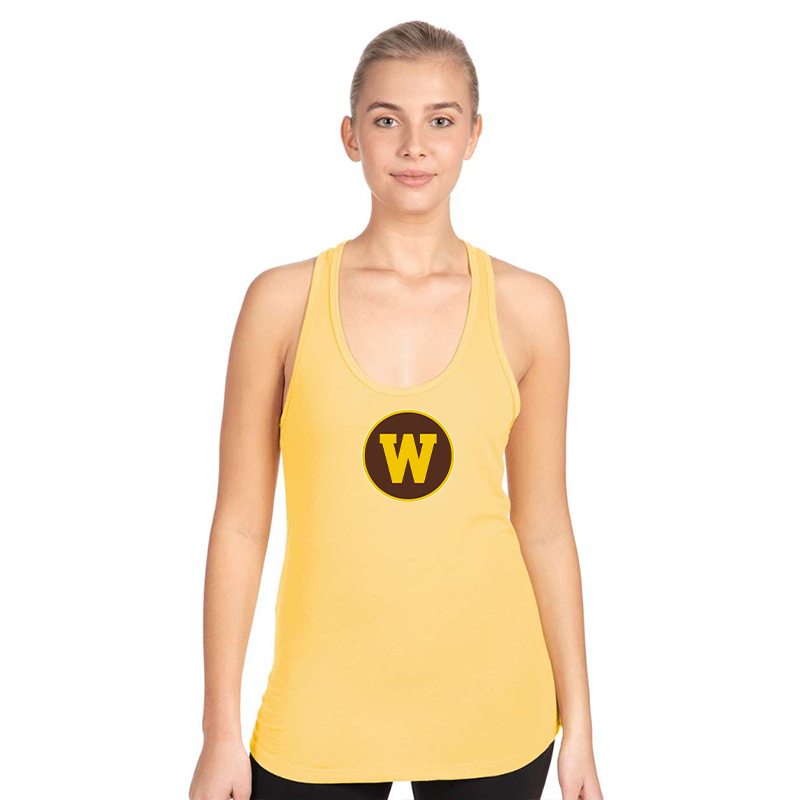 Women's  Western Michigan Broncos Next Level Ideal Racerback Tank