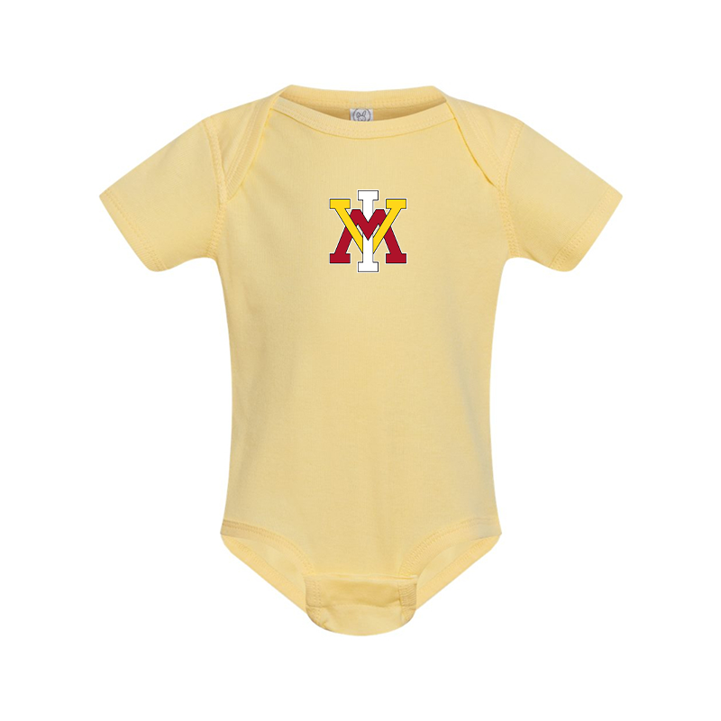 VMI Keydets Rabbit Skins Infant Baby Rib Bodysuit