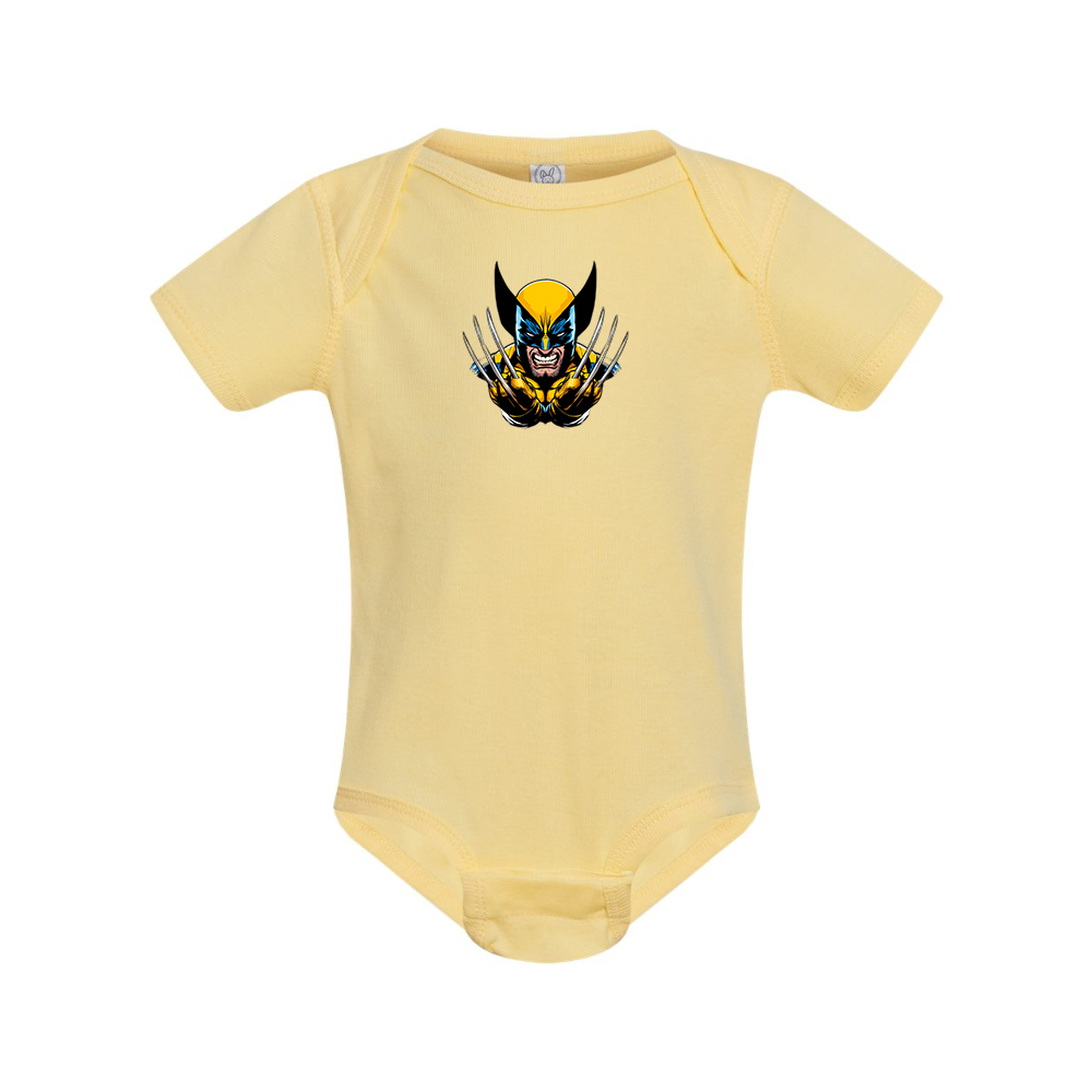 Wolverine 2025 Art   Rabbit Skins Infant Baby Rib Bodysuit