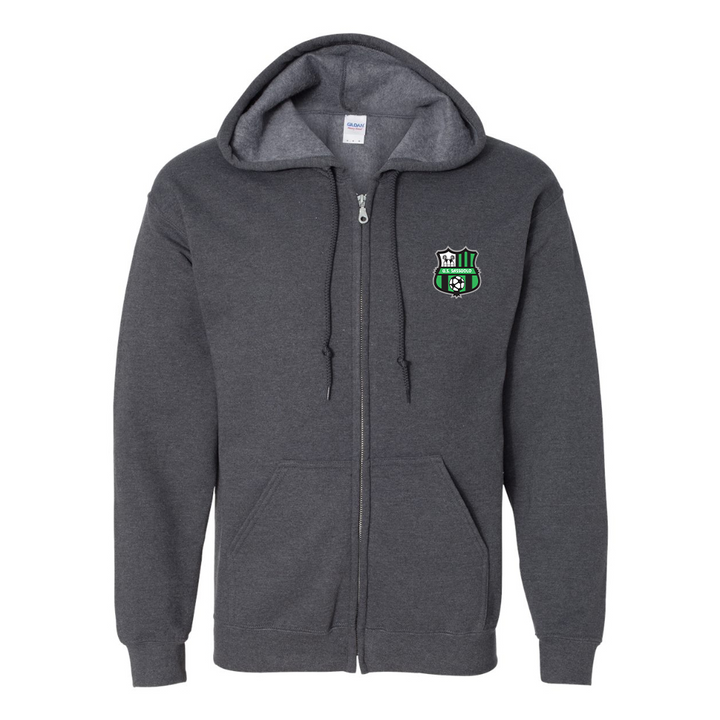 Men's U.S. Sassuolo Soccer JERZEES NuBlend Full-Zip Hooded Sweatshirt