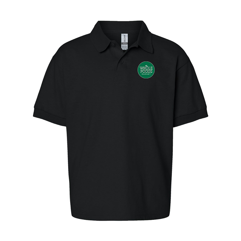 Youth Whole Foods Market Gildan Dry Blend Jersey Polo