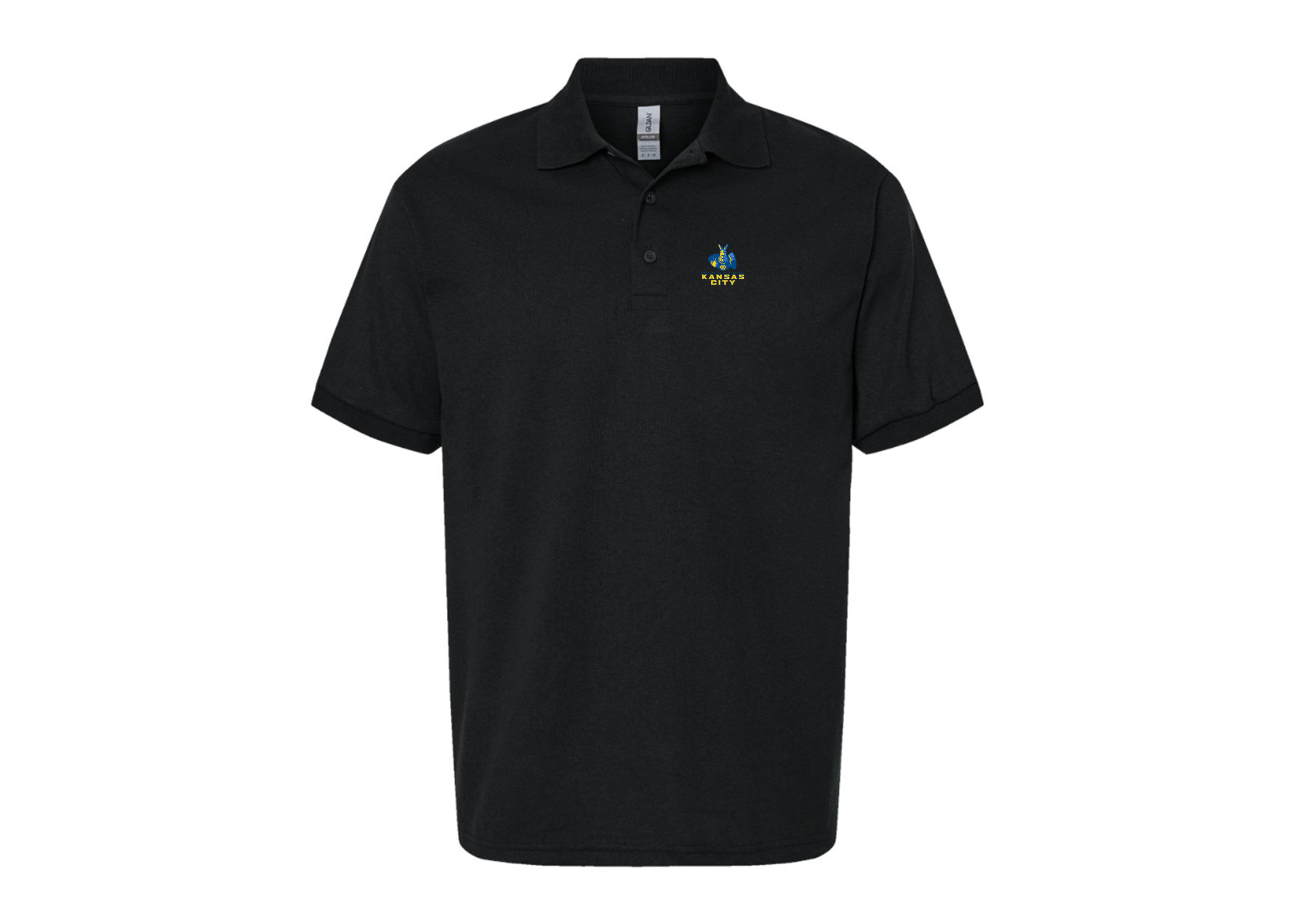 Men's UMKC Kangaroos Gildan Dry Blend Jersey Polo