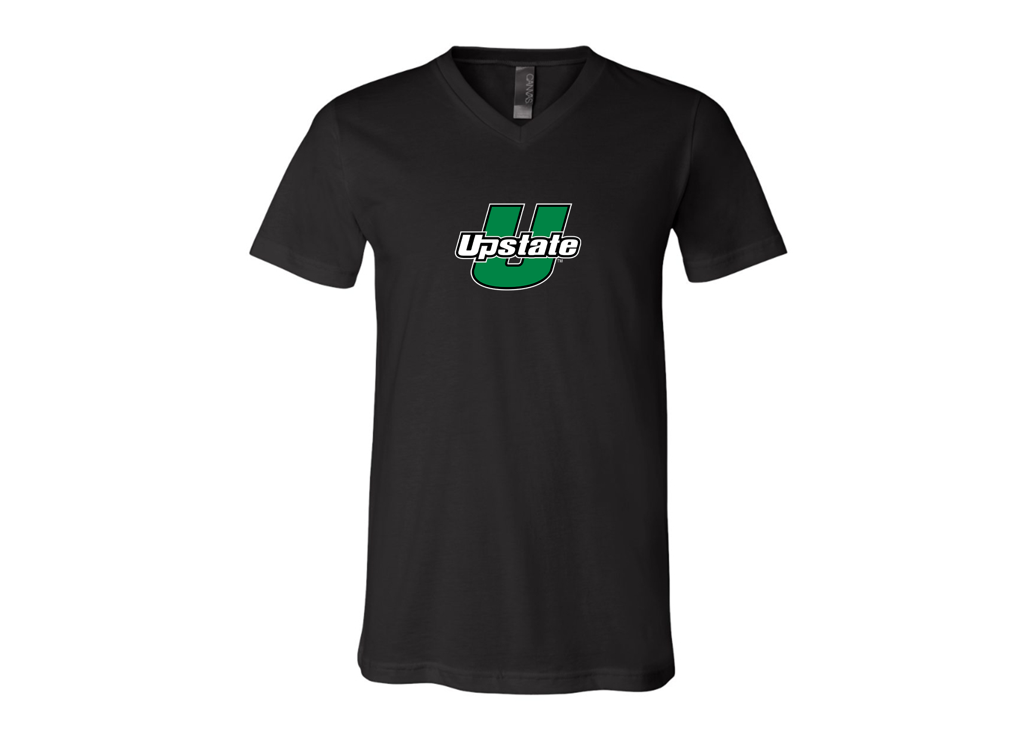 USC Upstate Spartans BELLA  CANVAS - Jersey V-Neck T-Shirt