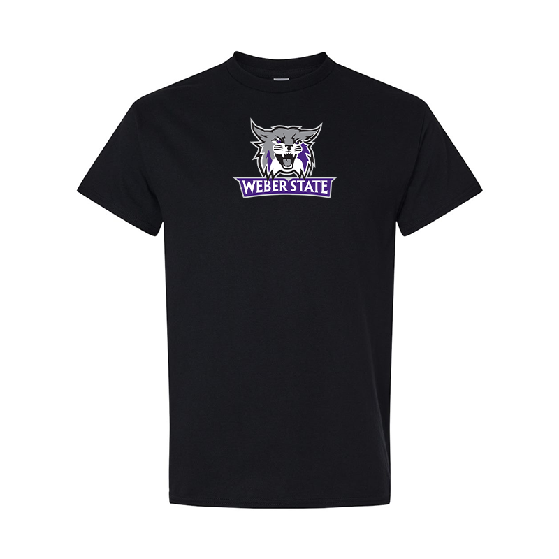 Men's Weber State Wildcats  Gildan Heavy Cotton T-Shirt