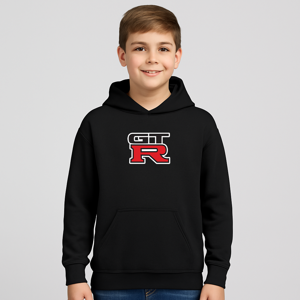 Youth Kids GTR Car Pullover Hoodie