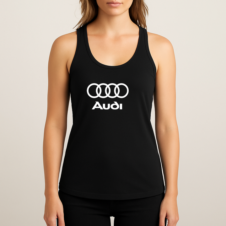 Women's Audi Motorsports Car Racerback Tank Top