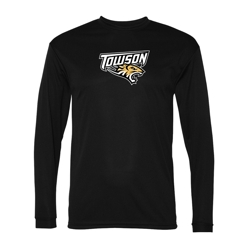 Men's Towson Tigers Performance Long Sleeve T-Shirt