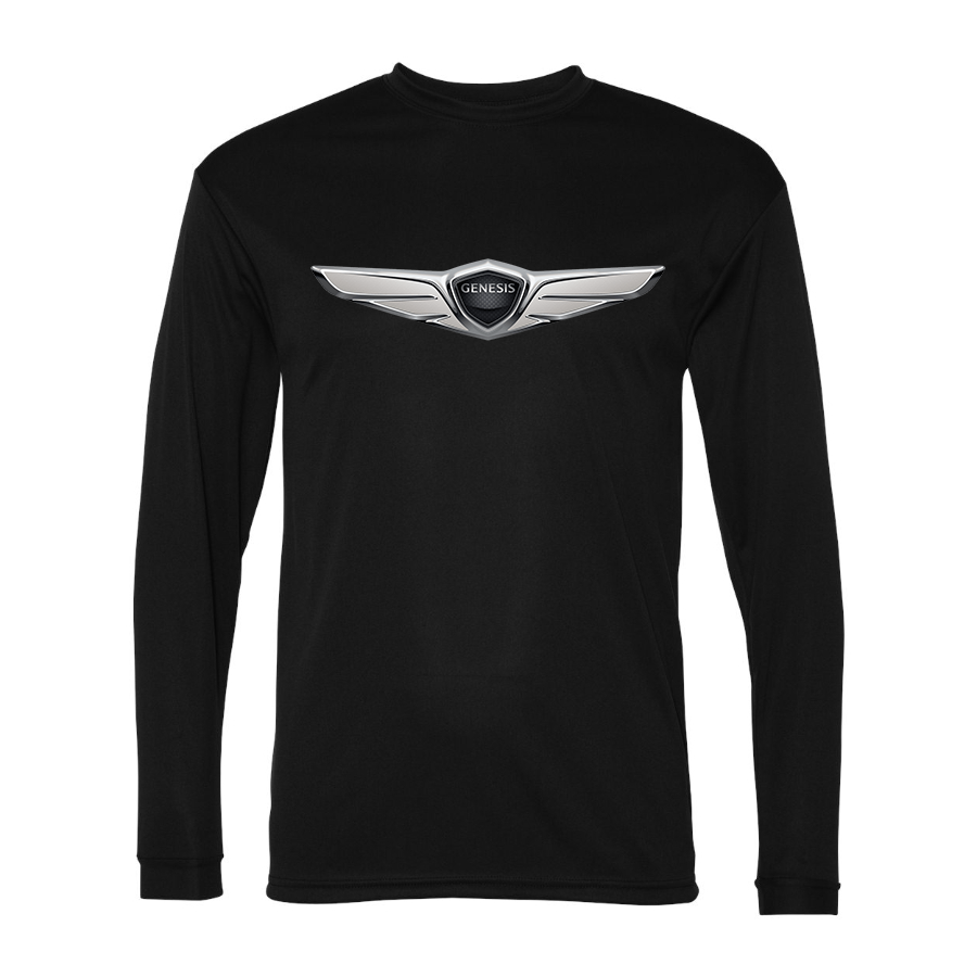 Men's  Genesis Car Polyester Long Sleeve T-Shirt