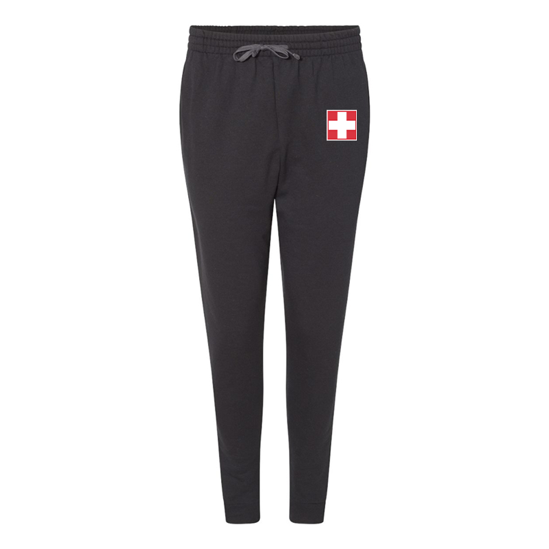 Men's  Switzerland National Football Soccer Team  JERZEES Nublend Joggers