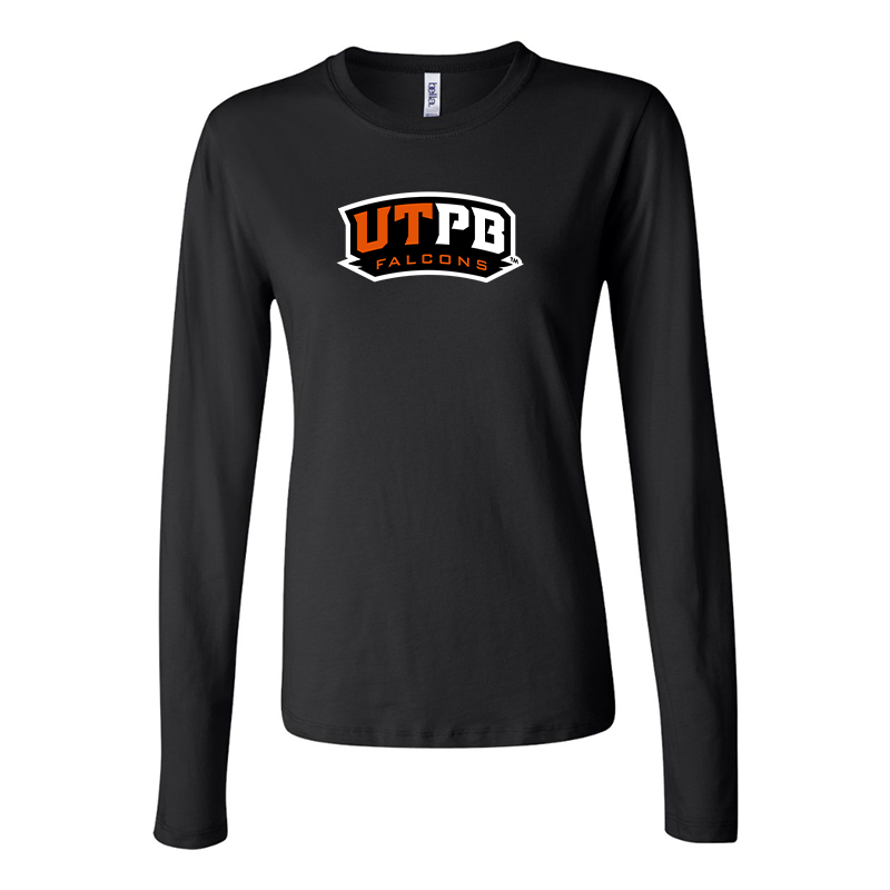 BELLA CANVAS Women’s UTPB Falcons Jersey Long Sleeve Tee