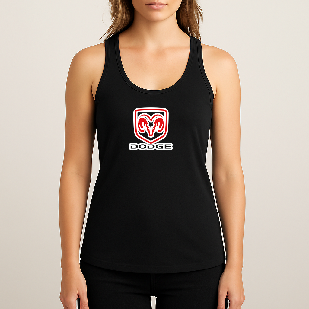 Women's Dodge Car Racerback Tank Top