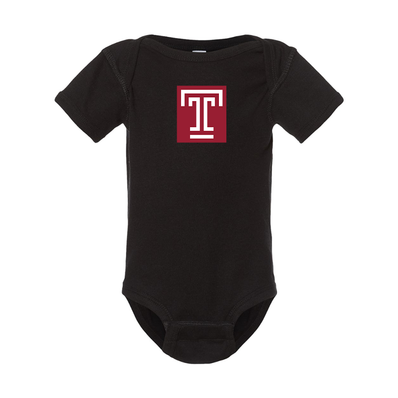 Temple Owls  Rabbit Skins Infant Baby Rib Bodysuit