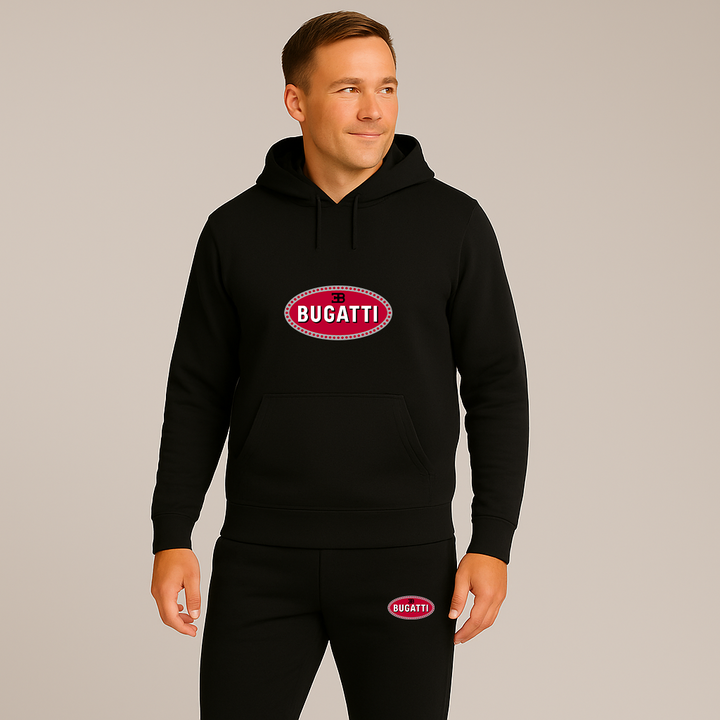Men’s Bugatti Car Hoodie Joggers Set