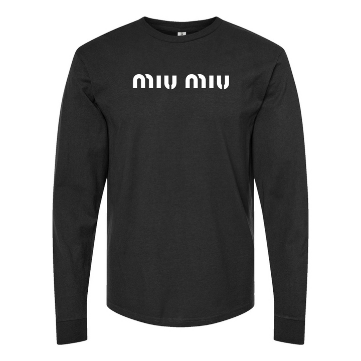 Men's Miu Miu Cotton Long Sleeve T-Shirt