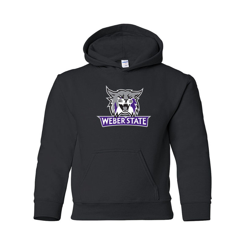 Youth Weber State Wildcats Gildan Heavy Blend  Hooded Sweatshirt