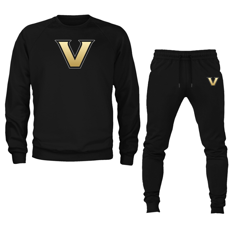 Men's Vanderbilt Commodores Crewneck Sweatshirt Joggers Suit