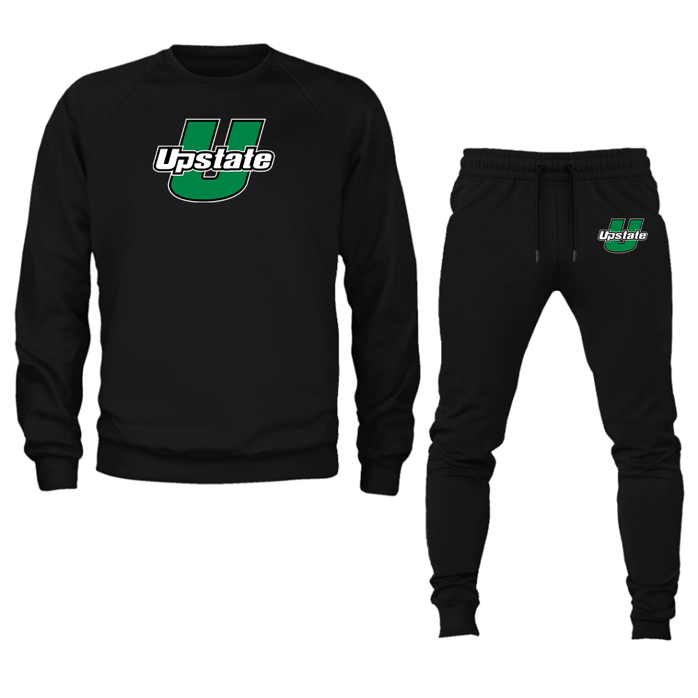 Men's USC Upstate Spartans Crewneck Sweatshirt Joggers Suit