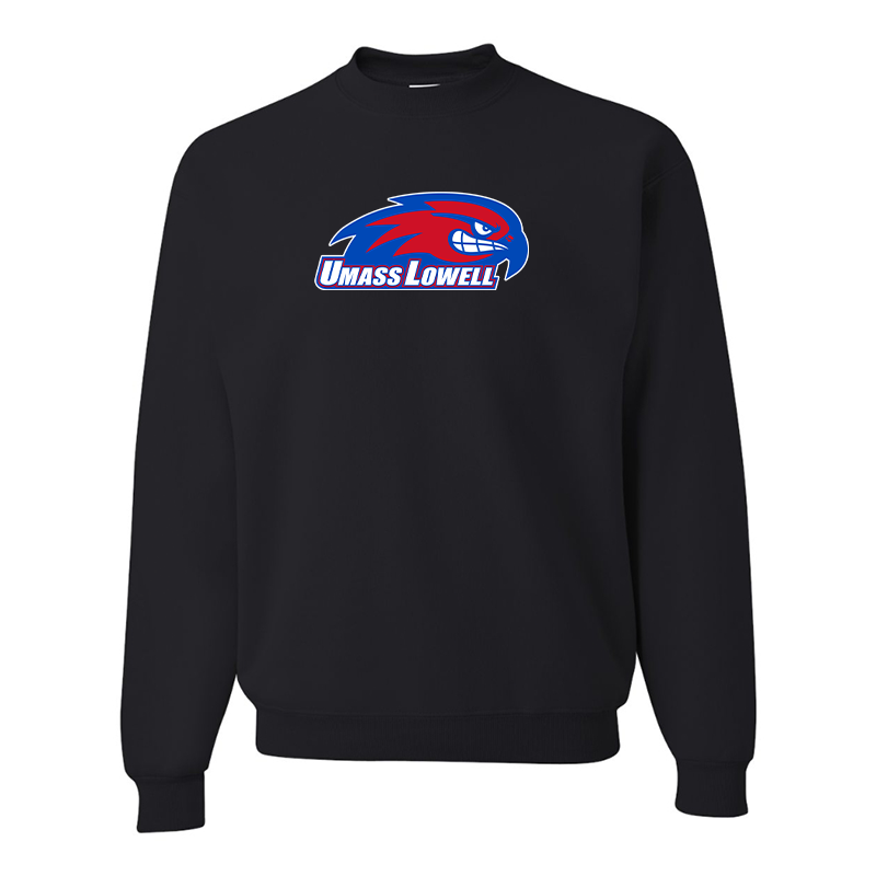 Men's UMass Lowell River Hawks  JERZEES NuBlend Crewneck Sweatshirt