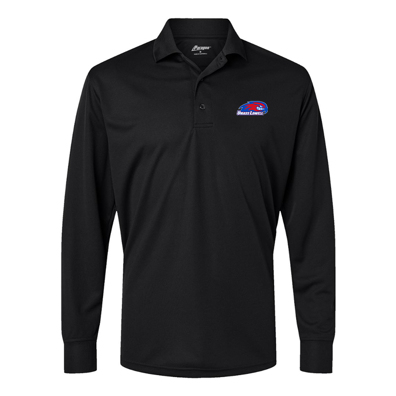 Men's  UMass Lowell River Hawks Paragon Prescott Long Sleeve Polo