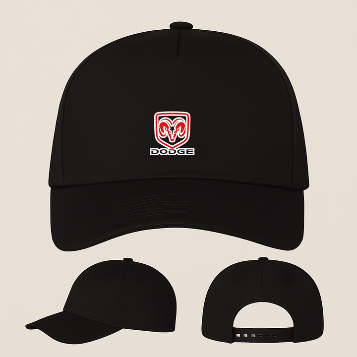 Dodge Car Five Panel Twill Snapback Cap