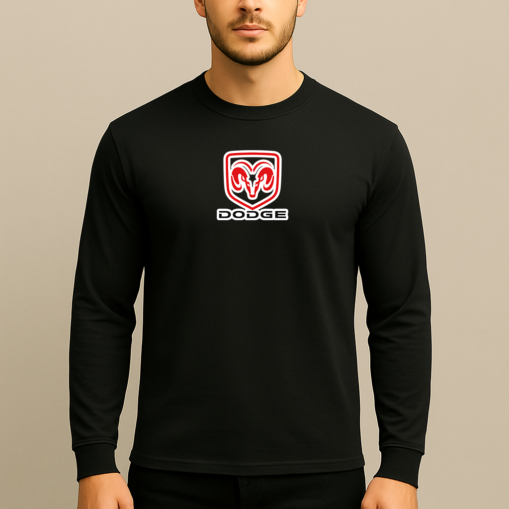 Men’s Dodge Car Long Sleeve T-Shirt