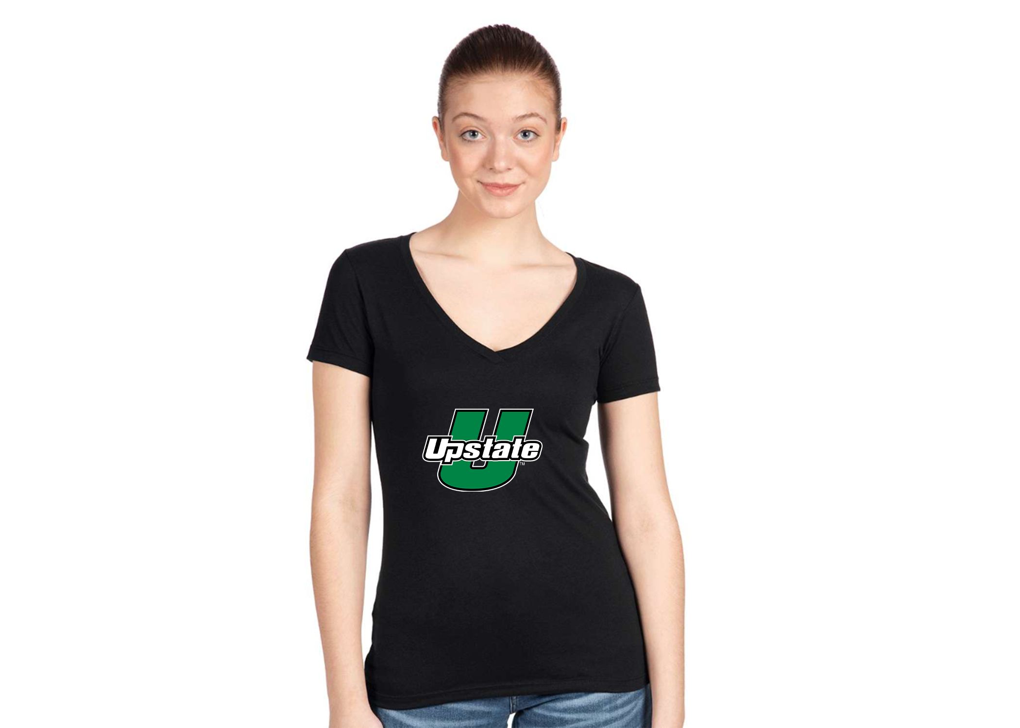 Women's USC Upstate Spartans Next Level V-Neck T-Shirt