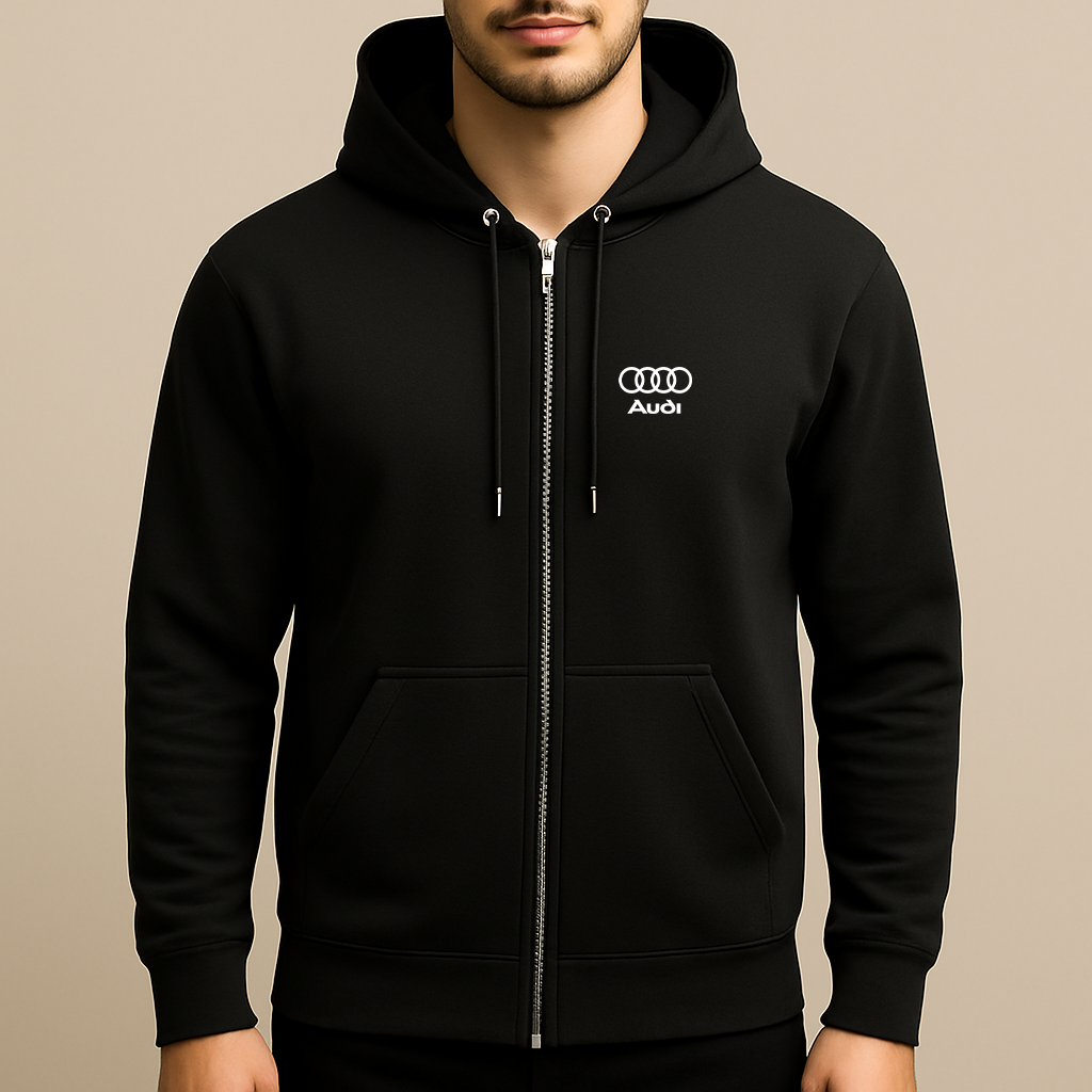 Men’s Audi Motorsports Car Zipper Hoodie