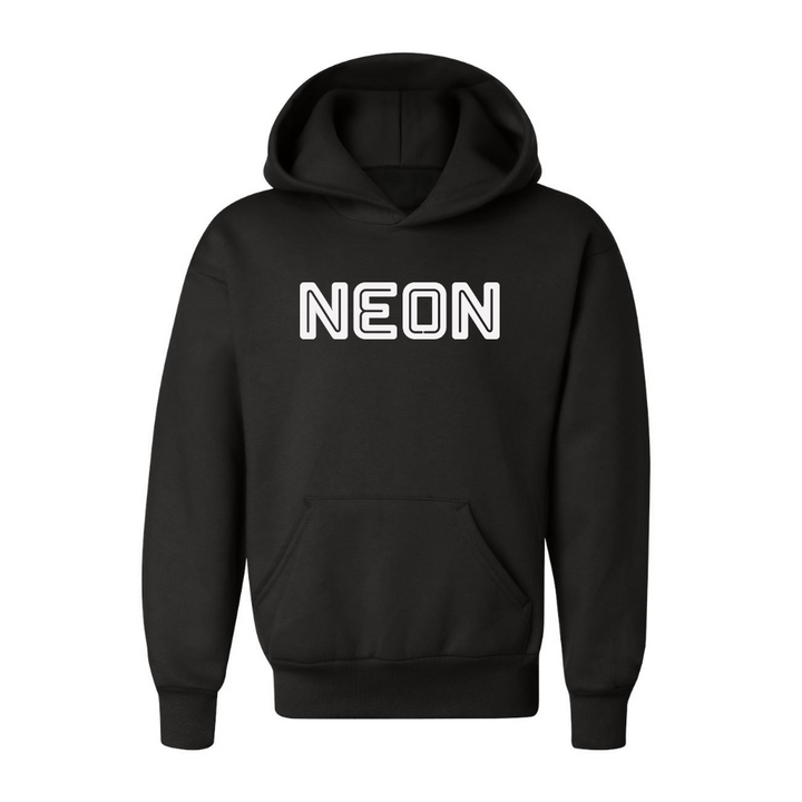 Youth Neon Logo Pullover Hoodie