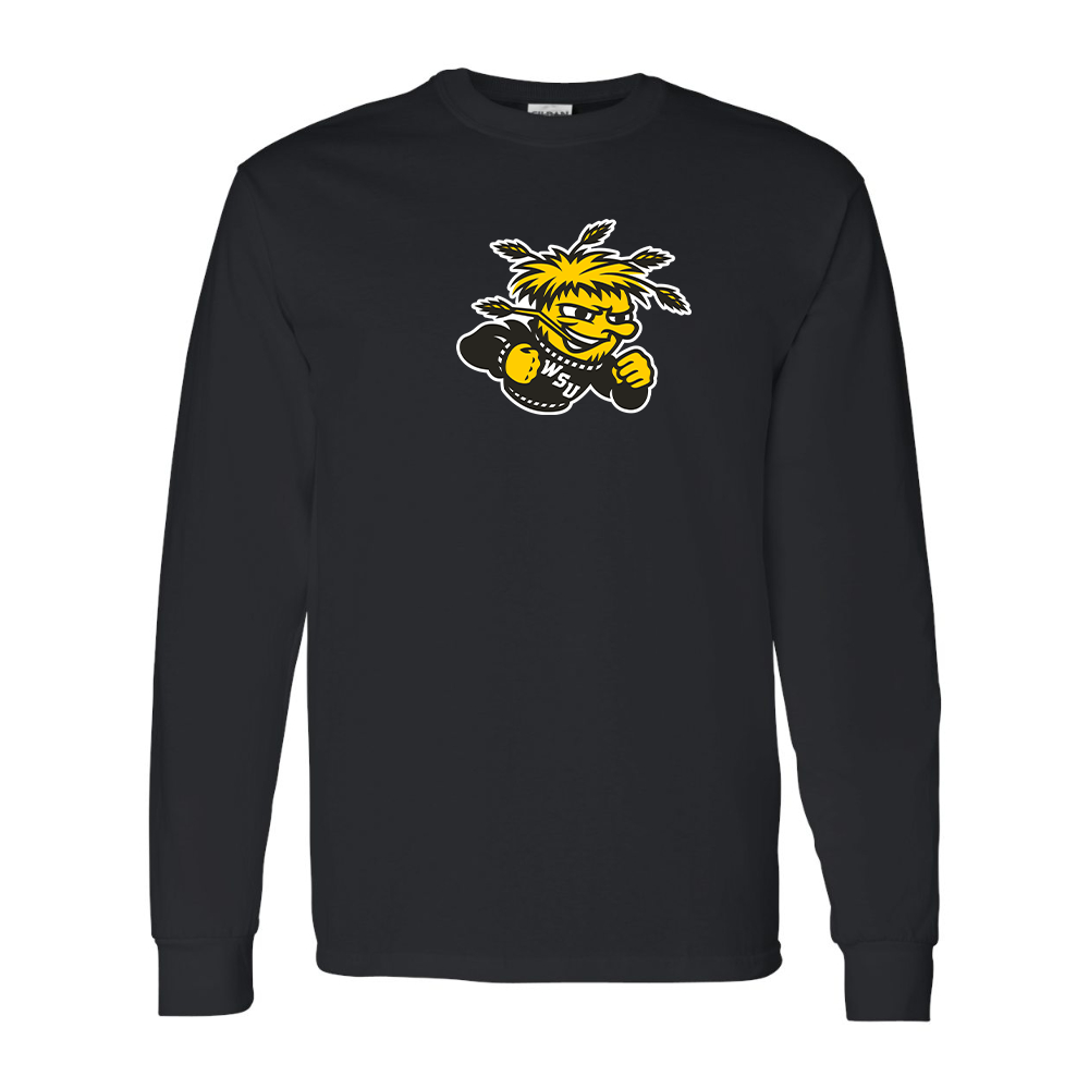 Men's Wichita State Shockers  Gildan Heavy Cotton Long Sleeve T-Shirt