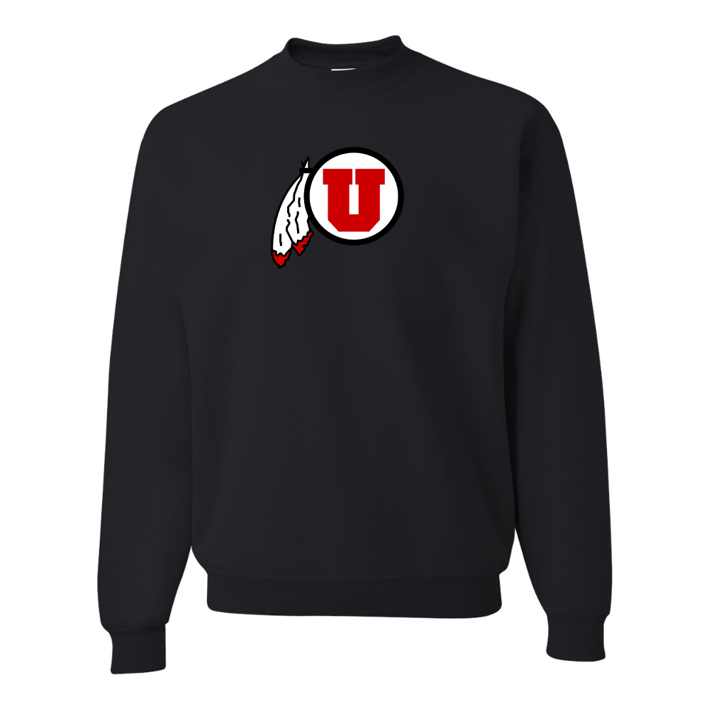 Men's Utah Utes JERZEES NuBlend Crewneck Sweatshirt